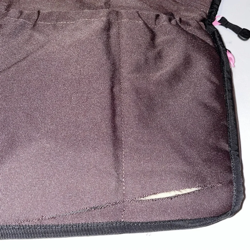 DIAPER DUDE Brown And Pink Travel Bag